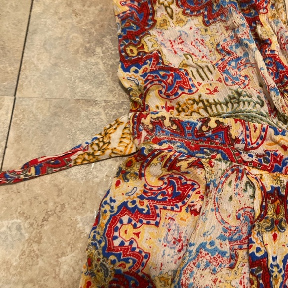 American Rag Paisley Romper sz 7 - Picture 6 of 8